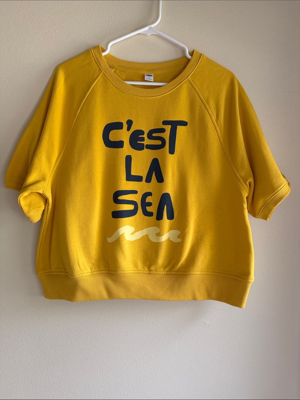 Old Navy C’est La Sea Yellow Sweatshirt